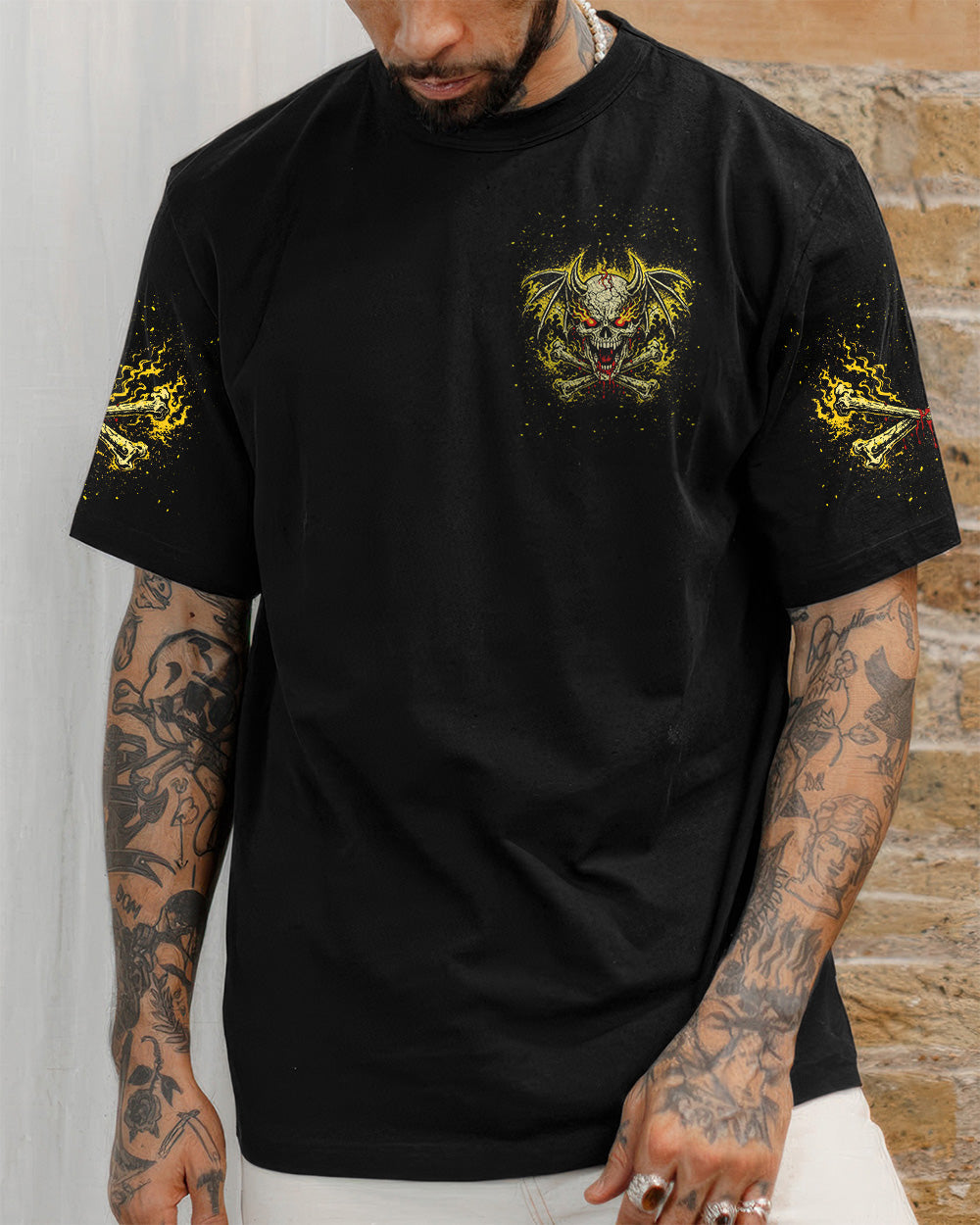 I'M NEVER ALONE MY DEMONS ARE WITH ME 24/7 ALL OVER PRINT - TLNT2503261