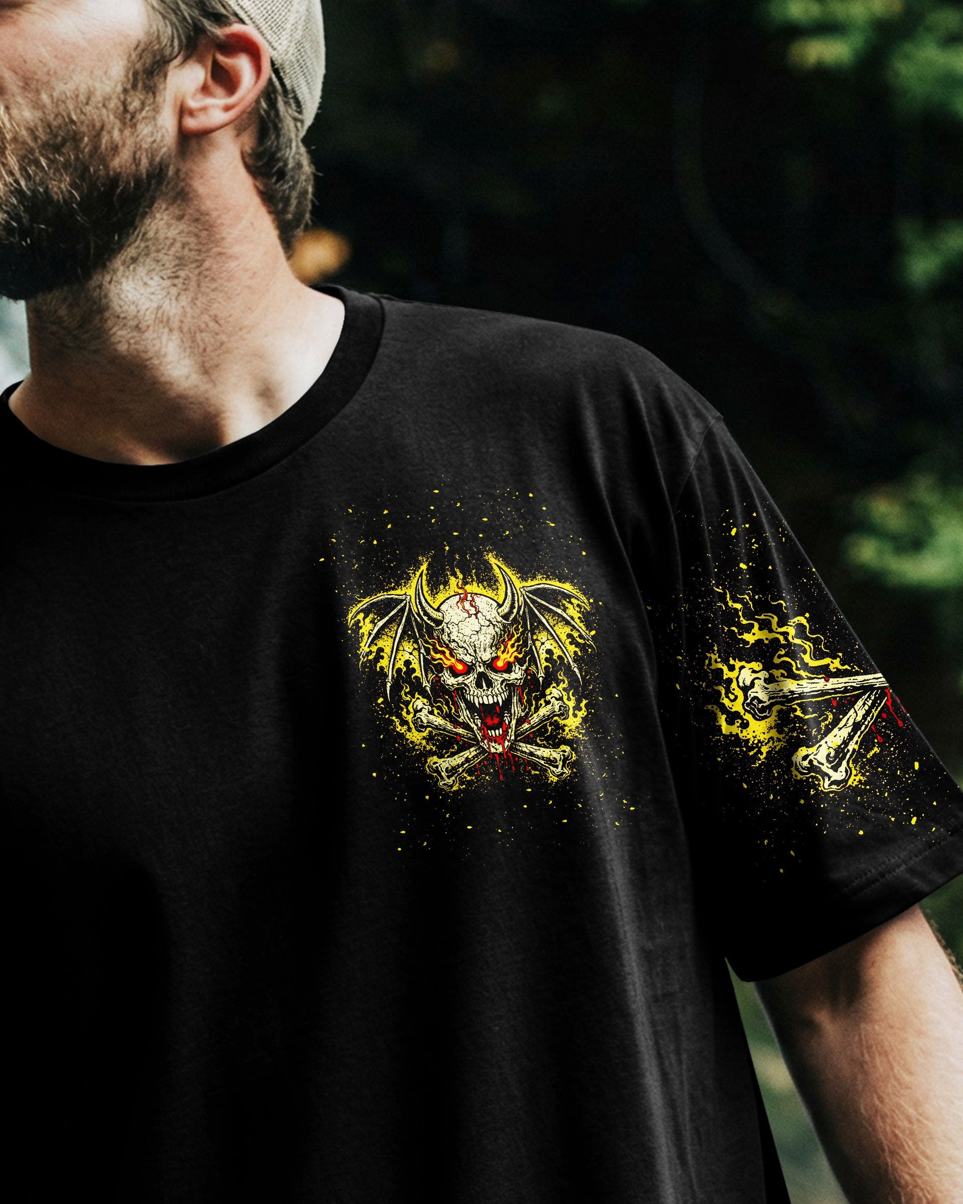 I'M NEVER ALONE MY DEMONS ARE WITH ME 24/7 ALL OVER PRINT - TLNT2503261