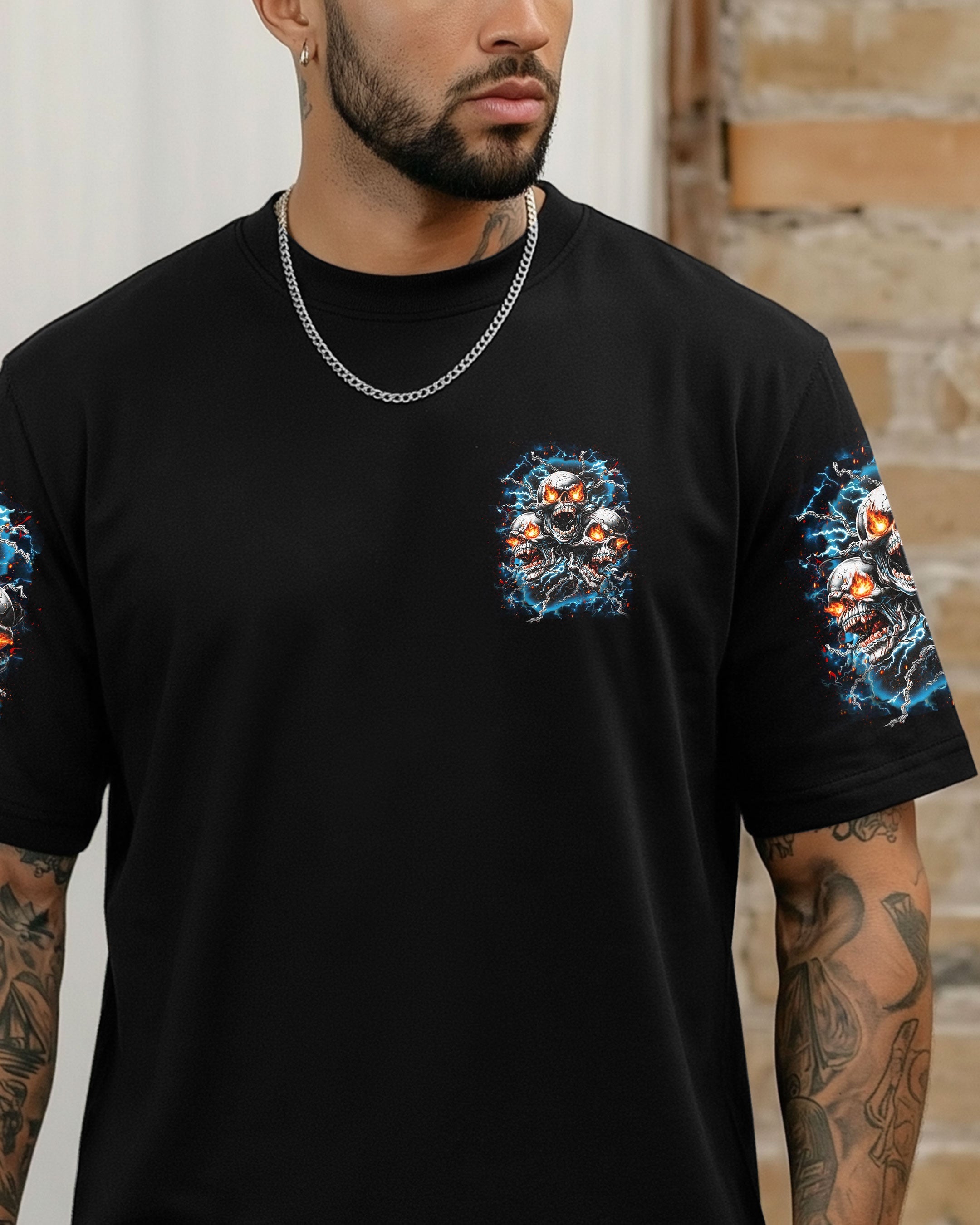 I'M NEVER ALONE SKULL DEMON ALL OVER PRINT - YHHN0801261