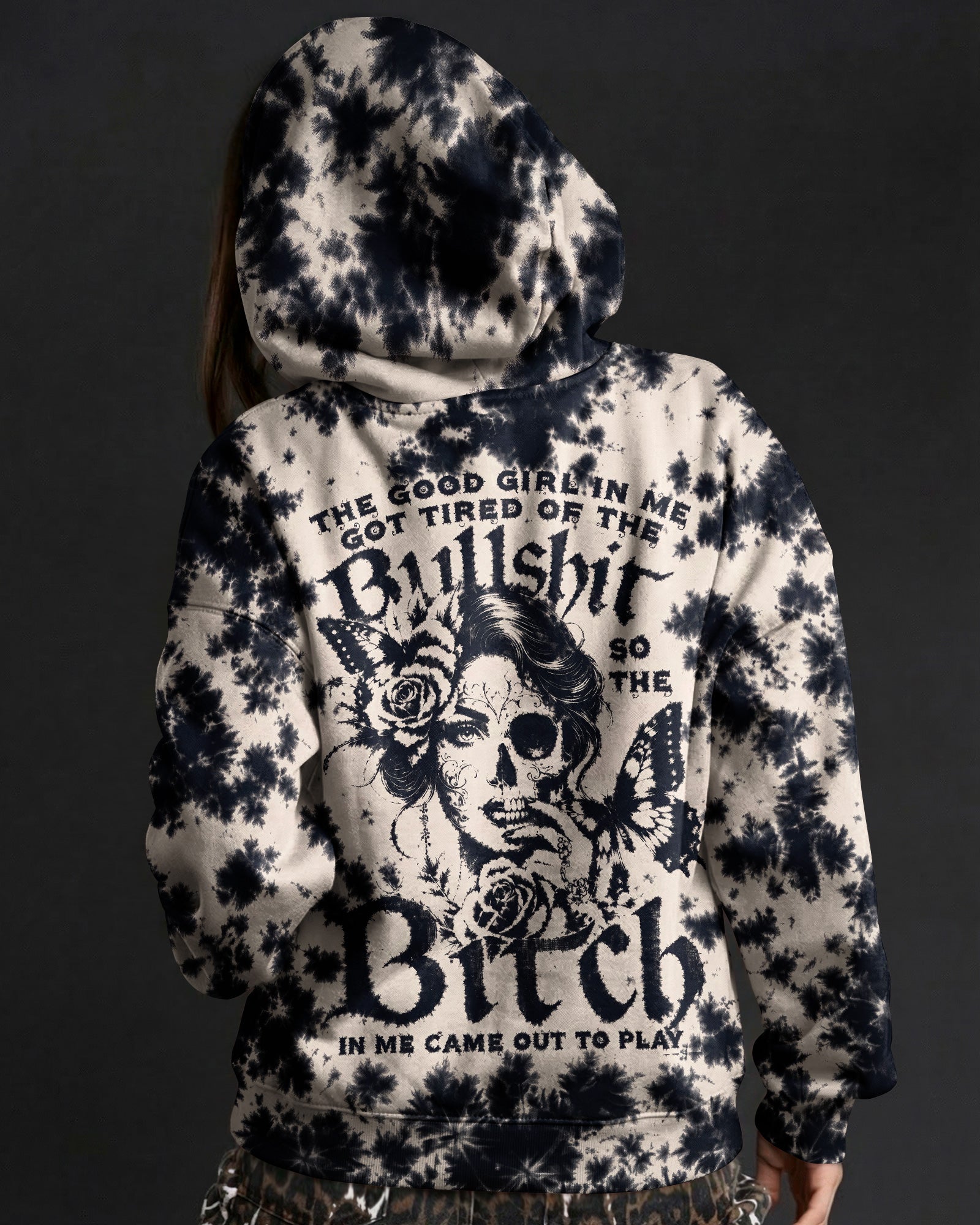 GOOD GIRL GONE WILD SKULL ALL OVER PRINT - RI0207262