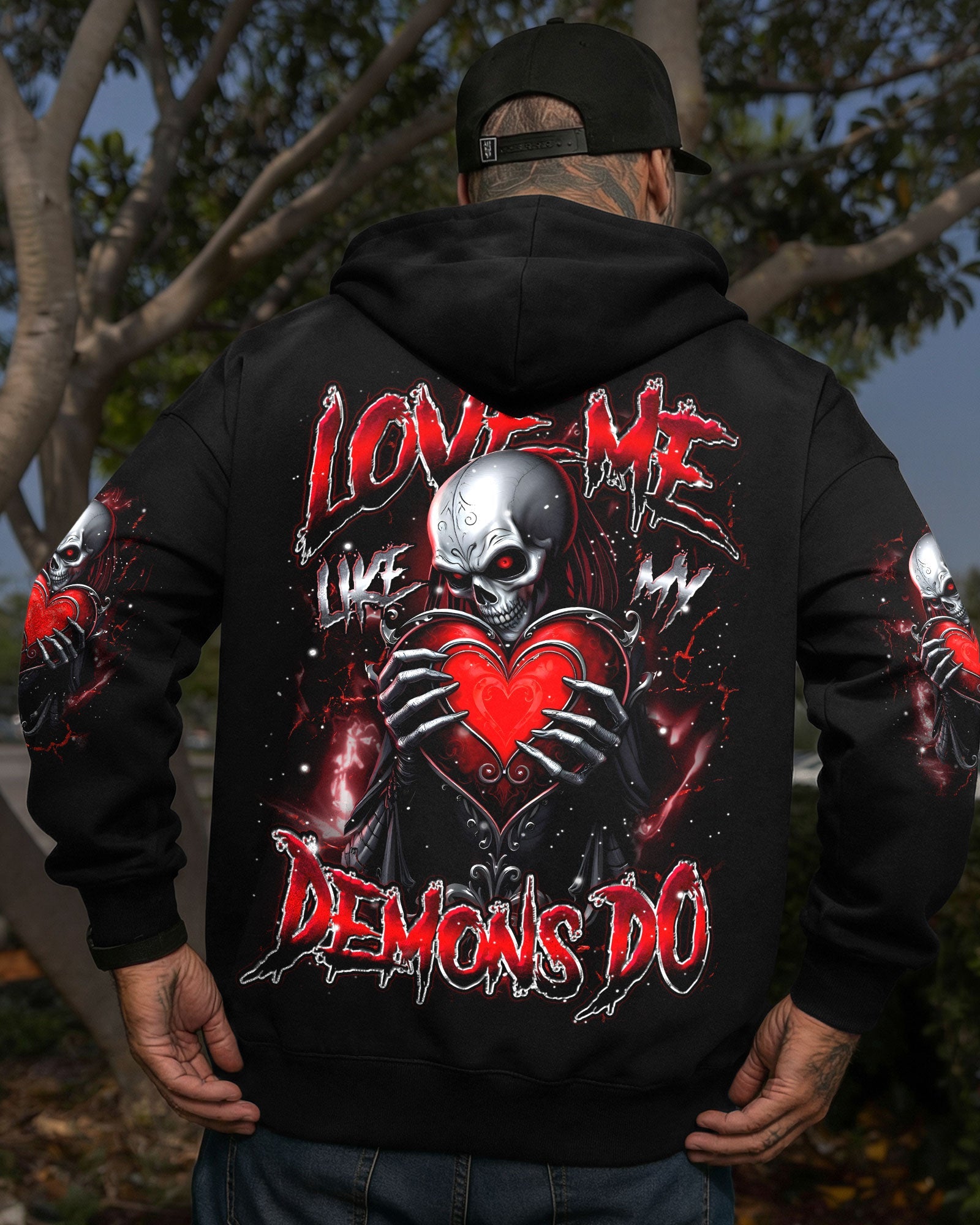 LOVE ME LIKE MY DEMONS DO ALL OVER PRINT - TYQY0302263