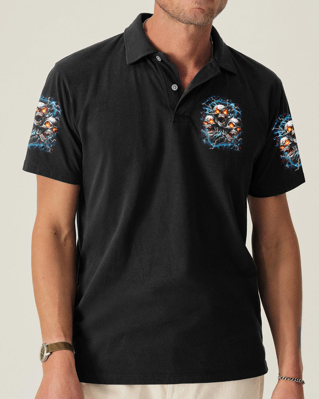 I'M NEVER ALONE SKULL DEMON ALL OVER PRINT - YHHN0801261